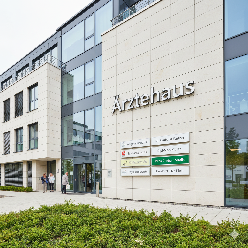 Moderne Arztpraxis Technologie